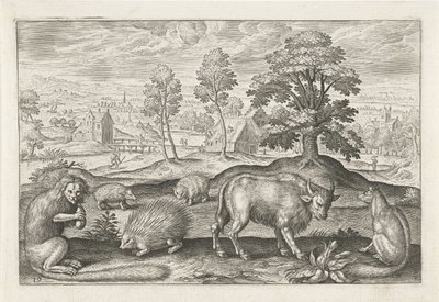 Diversi animali (serie Animali quadrupedi) da Adriaen Collaert
