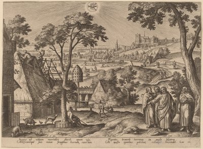 La parabola del ricco stolto da Adriaen Collaert after Hans Bol