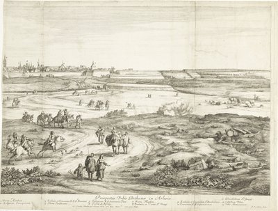 Veduta di Bethune (foglio destro) da Adriaen Frans Boudewyns