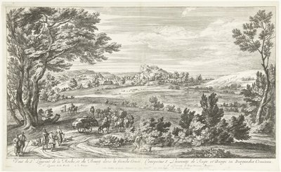 Veduta di Saint Laurent de la Roche da Adriaen Frans Boudewyns