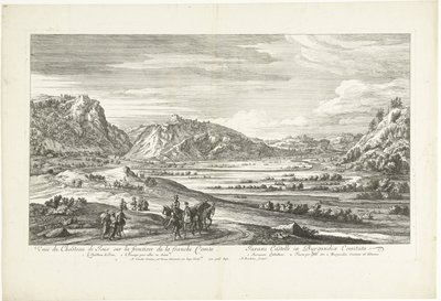 Veduta del castello di Joux da Adriaen Frans Boudewyns