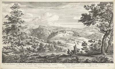 Veduta del castello di Sainte Anne da Adriaen Frans Boudewyns