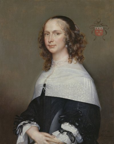 Ritratto della moglie di Nicolas van der Haer da Adriaen Hanneman
