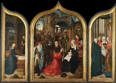 Trittico da Adriaen Isenbrandt or Isenbrant