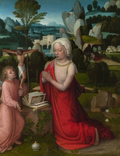 Maria Maddalena in un paesaggio da Adriaen Isenbrandt or Isenbrant