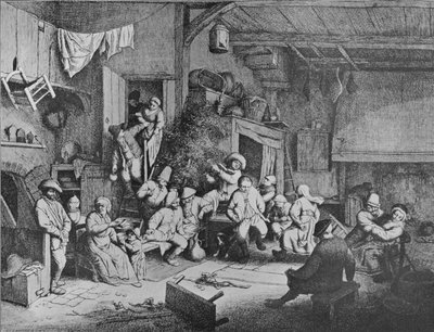 Danza in una taverna, 1652 da Adriaen Jansz. van Ostade