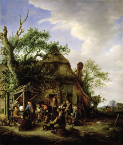 Contadini felici da Adriaen Jansz. van Ostade