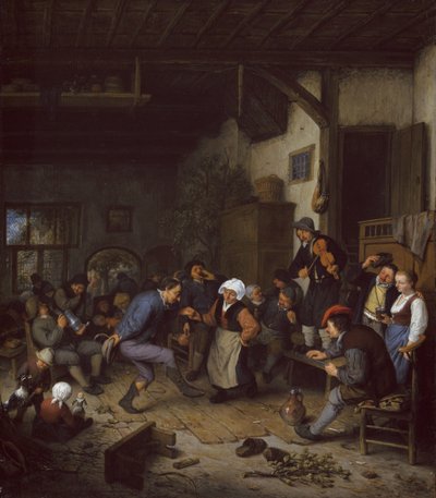 Allegri in una locanda da Adriaen Jansz. van Ostade