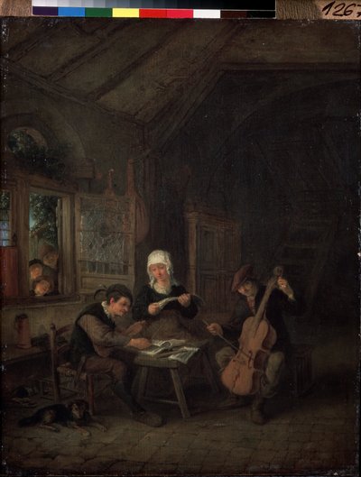 Musicisti rurali da Adriaen Jansz. van Ostade
