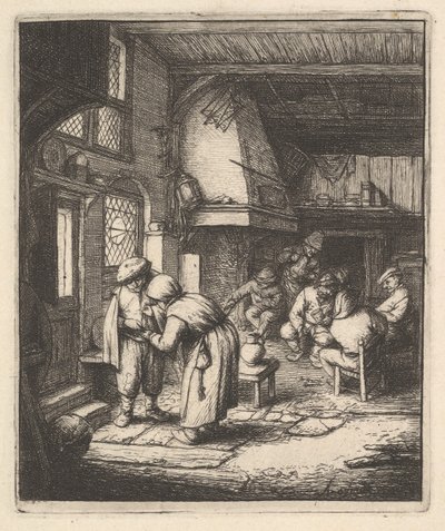 Contadino che paga il conto, 17° secolo da Adriaen Jansz. van Ostade