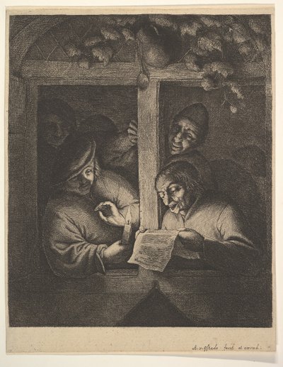 Cantanti alla Finestra da Adriaen Jansz. van Ostade