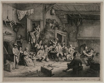 La danza nella locanda da Adriaen Jansz. van Ostade