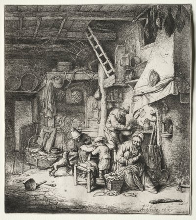 La Famiglia, 1647 da Adriaen Jansz. van Ostade