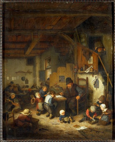 Il maestro di scuola ... da Adriaen Jansz. van Ostade