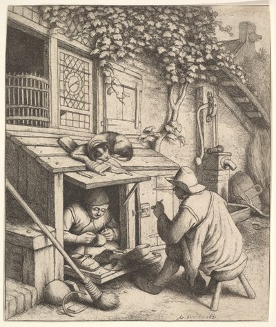 Il Calzolaio da Adriaen Jansz. van Ostade