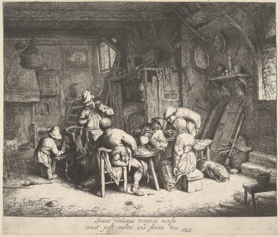 Il gusto, 1610-85 da Adriaen Jansz. van Ostade