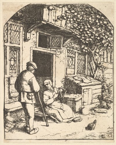 Il filatore da Adriaen Jansz. van Ostade