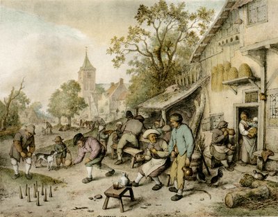 I giocatori di bocce da Adriaen Jansz. van Ostade