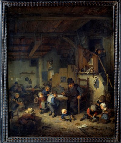 Il maestro di scuola da Adriaen Jansz. van Ostade