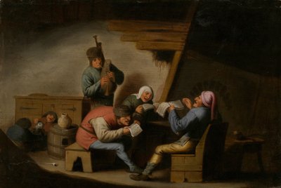 I cantanti del villaggio da Adriaen Jansz. van Ostade
