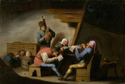 I cantanti del villaggio da Adriaen Jansz. van Ostade
