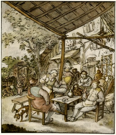 Osteria del villaggio da Adriaen Jansz. van Ostade