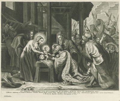 Adorazione dei Magi da Adriaen Lommelin