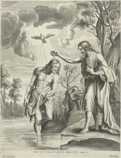 Battesimo di Cristo da Adriaen Lommelin