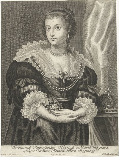 Ritratto di Henrietta Maria, moglie di Carlo I d