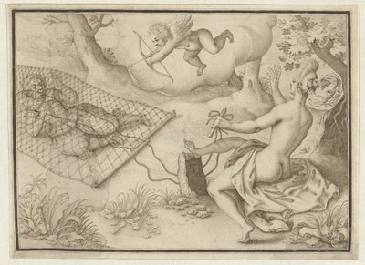 La rete da pesca da Adriaen Matham (possibly)