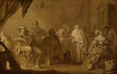 Una festa musicale da Adriaen Pietersz van de Venne