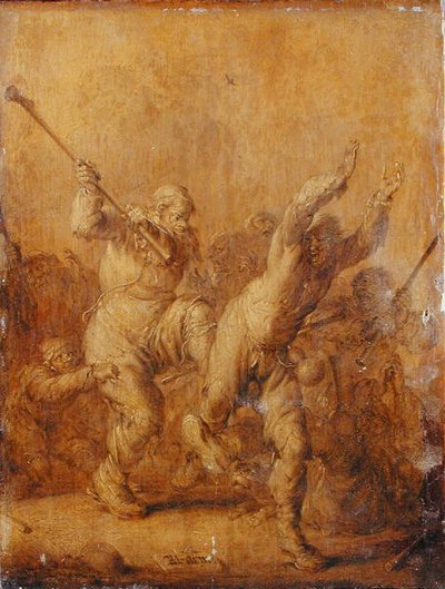 Mendicanti che Litigano da Adriaen Pietersz. van de Venne