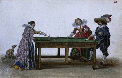 Partita a biliardo, ca 1620-1625 da Adriaen Pietersz van de Venne