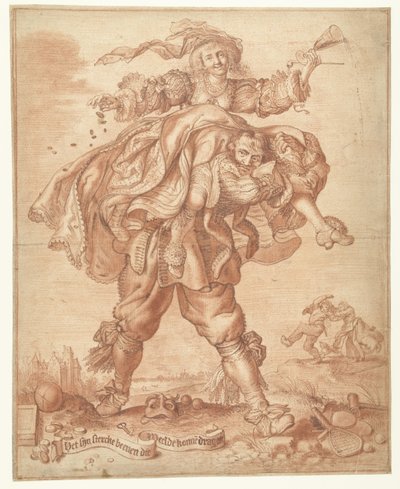 Ci vogliono gambe forti per portare il lusso da Adriaen Pietersz van de Venne