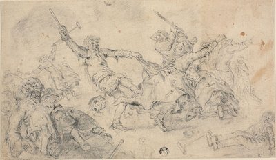 Contadini in una Rissa da Adriaen Pietersz. van de Venne