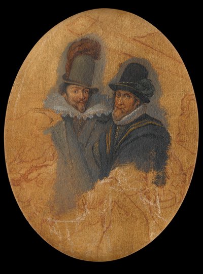 Ritratto dei principi Maurits (1567-1625) e Frederik Hendrik (1584-1647) da Adriaen Pietersz van de Venne