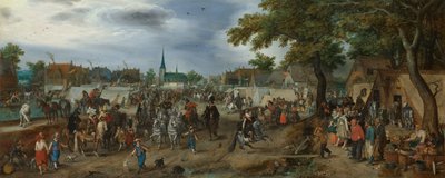 Il principe Maurizio e Federico Enrico alla fiera dei cavalli di Valkenburg da Adriaen Pietersz van de Venne