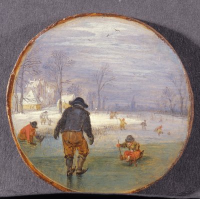 Pattinatori in un paesaggio da Adriaen Pietersz van de Venne