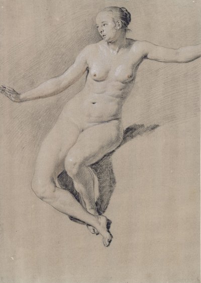 Nudo femminile seduto da Adriaen Velde van de