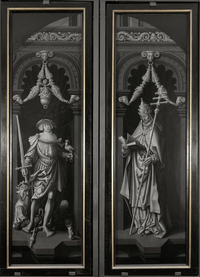 Trittico di San Pancrazio, pannelli chiusi da Adriaen Ysenbrandt