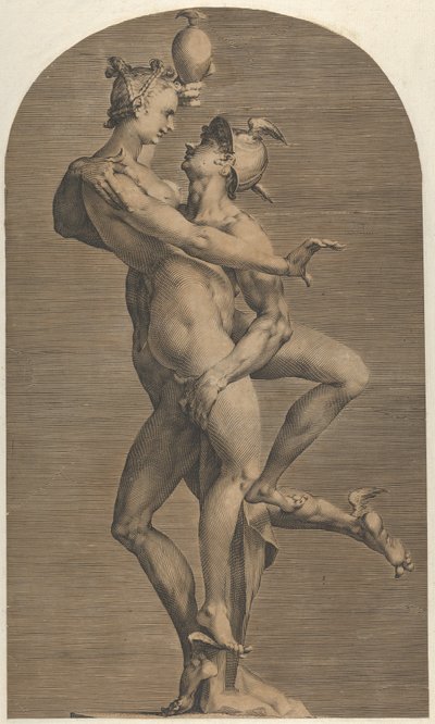 Mercurio Rapisce Psiche (ca. 1620) da Adriaen de Vries