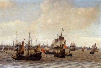 Navigazione di Anversa da Adriaen van Diest