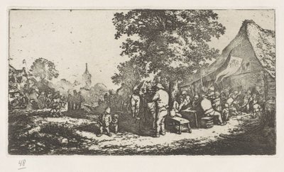 Festa contadina da Adriaen van Ostade