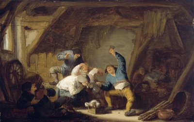 Boeri che bevono e cantano da Adriaen van Ostade