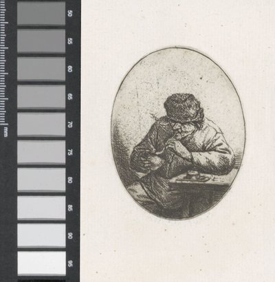 Busto di una contadina che ride da Adriaen van Ostade