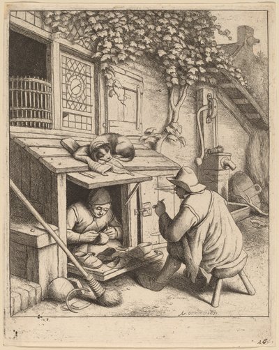 Calzolaio da Adriaen van Ostade