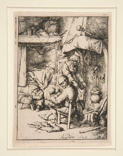 Le père de famille (Padre di famiglia) da Adriaen van Ostade