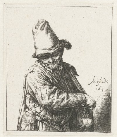 Suonatore di lira da Adriaen van Ostade