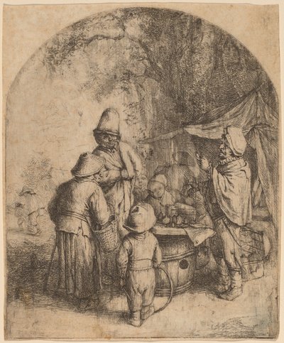 Ciarlatano da Adriaen van Ostade