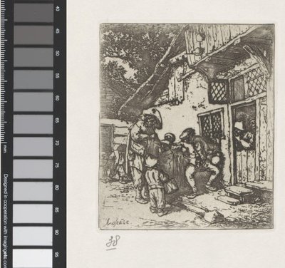 Musicisti itineranti da Adriaen van Ostade